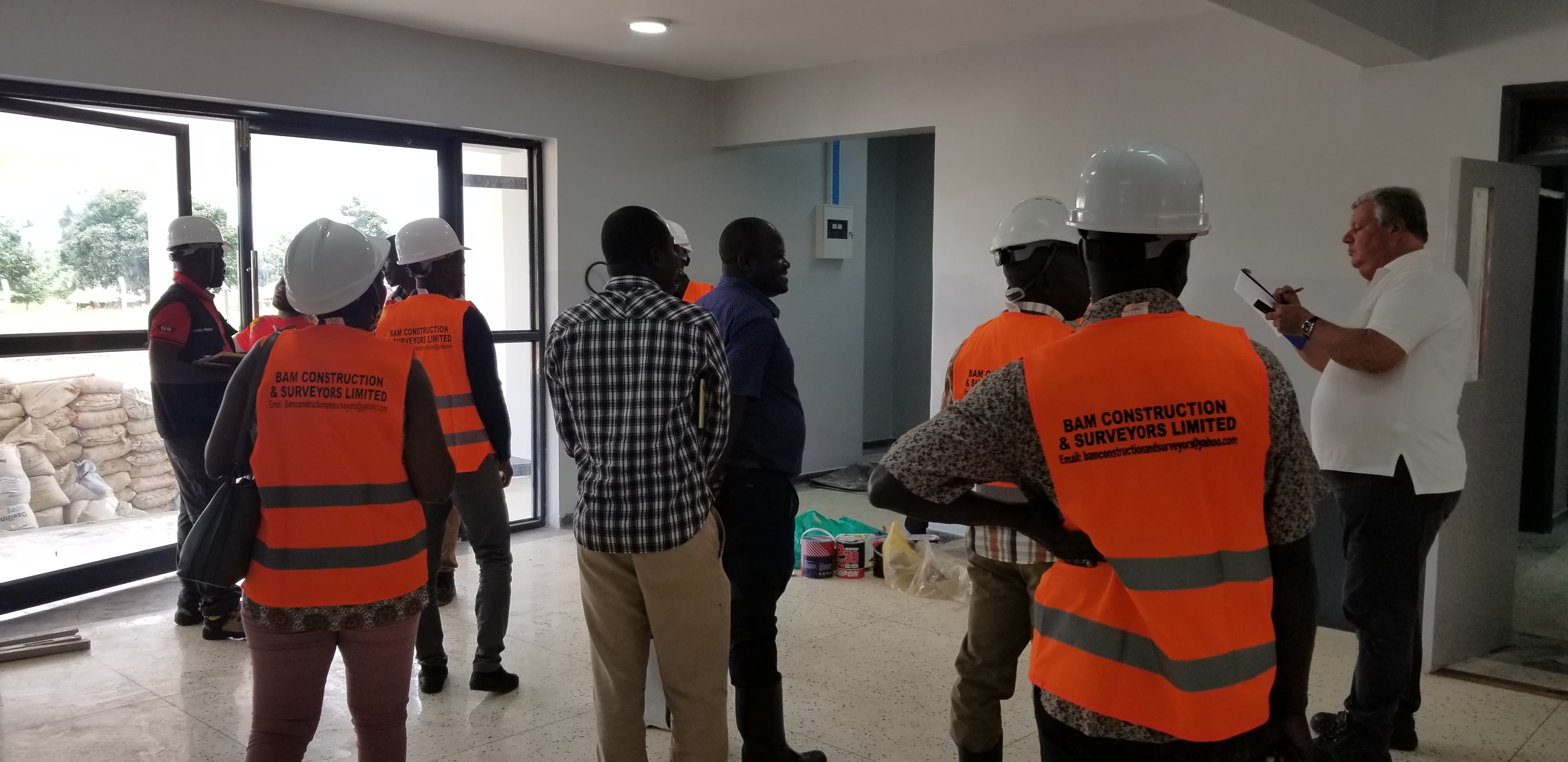Cybernet team network infrastructure installation in Uganda